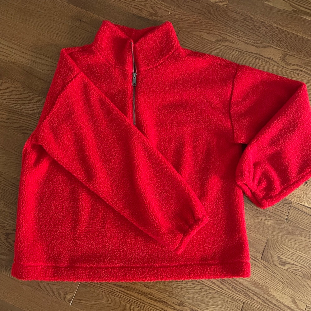 Cozy Red Sherpa! ❤️
